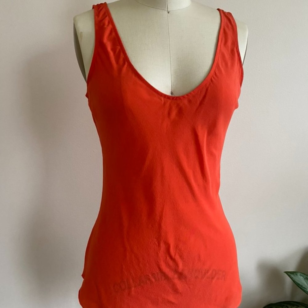 Coral Silk Camisole - Aritzia/Babaton - XXS